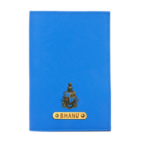 Personalized Passport Cover - Royal Blue