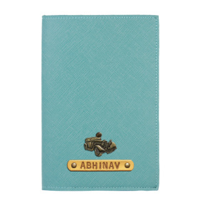 Personalized Passport Cover - Jade (Mint Green)