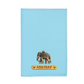 Personalized Passport Cover - Sky Blue