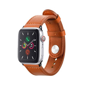 Personalized Apple Watch Band 38/40/41mm - Chocolate Brown