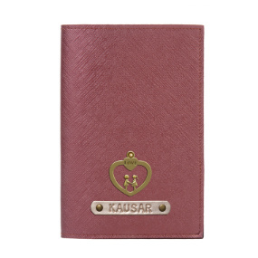 Personalized Passport Cover - Electric Plum