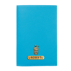 Personalized Passport Cover - Tiffany Blue